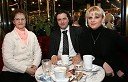 Zineta Zahovič, njen sin Zlatko Zahovič, nogometaš ter nacionalni ambasador UNICEF-a in Darja Čižek, marketing SNG Maribor