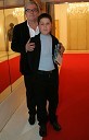 Lado Leskovar, pevec ter nacionalni ambasador UNICEF-a s sinom Martinom