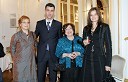 Maja Vojnovič, direktorica UNICEF-a, Marko Simeunovič, nekdanji nogometaš ter ambasador UNICEF-a, Rima Salah, namestnica izvršne direktorice mednarodnega UNICEF-a in Boža, soproga Marka Simeunoviča