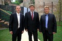 Borut Cvetkovič, direktor podjetja Radgonske gorice d.d., Franc Bogovič, minister za kmetijstvo in okolje ter  Izidor Krivec, direktor Celjske mesnine d.d.