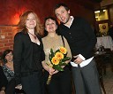 Mateja Pucko, igralka in Irena Varga, igralka ter Viktor Meglič, igralec   
 
