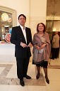 Janez Lotrič, predsednik sveta zavoda SNG Opera in balet Ljubljana in žena Marta Cerar Lotrič