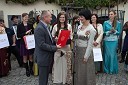 Franc Kangler, župan MOM, Martina Baškovič, Vinska kraljica Slovenije 2012, Ksenja Arbeiter, nekdanja mariborska vinska kraljica