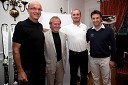 Heinz Slesak, generalni direktor Porsche Slovenija d.o.o., Bojan Križaj, nekdanji smučar, ... in Boštjan Luznar, vodja golf igrišča Bled