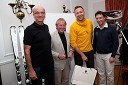 Heinz Slesak, generalni direktor Porsche Slovenija d.o.o., Bojan Križaj, nekdanji smučar, ... in Boštjan Luznar, vodja golf igrišča Bled