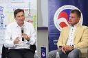 Borut Pahor, nekdanji predsednik Vlade in Andrej Miklavc, nekdanji smučar