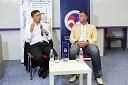 Borut Pahor, nekdanji predsednik Vlade in Andrej Miklavc, nekdanji smučar