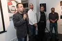 Borut Cvetko, Mitja Sagaj, Gregor Grosman, organizatorji Fotomaratona, Branimir Ritonja, predsednik Fotokluba Maribor