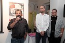 Branimir Ritonja, predsednik Fotokluba Maribor, Mitja Sagaj, Gregor Grosman, organizatorja Fotomaratona