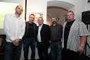 Mitja Sagaj, Borut Cvetko, organizatorja Fotomaratona, Franc Kangler, župan MOM, Branimir Ritonja, predsednik Foto kluba Maribor in član storkovne režije Fotomaratona, Gregor Grosman, organizator Fotomaratona