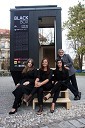 Helenca Kerin, Mojca Kac, Živa Gajšek, avtorice projekta in Werner Nussmüller, arhitekt