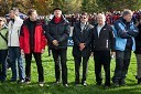 Dr. Žiga Turk, minister za izobraževanje, znanost, kulturo in šport, dr. Igor Lukšič, nekdanji minister za šolstvo in šport, Marko Rajšter in Janez Kocijančič, predsednik Olimpijskega komiteja Slovenije