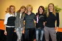 Julija Kramar, pevka, Martina Kodelja, urednica radia Robin, voditeljica, Ema Kladnik, vodja centra Qulandija Nova Gorica, Kerstin Babbucci, organizatorka dogodka in Mojca Prešeren