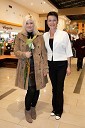 Sonja Bercko in Meta Ahačič, vodja nakupovalnega centra Qlandia Kranj