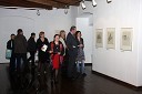 Stanka Gačnik, pomočnica direktorja Pokrajinskega muzeja Ptuj Ormož, kustosinja in koordinatorka razstave, Karin Hojker, Avstrijska ambasada, Aleš Arih, direktor Pokrajinskega muzeja Ptuj Ormož, dr. Clemens Koja, veleposlanik Republike Avstrije v Sloveniji in Andreja Borin, kustosinja razstave