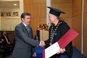 Mag. Rado Ferlič, pomočnik direktorja sektorja za prenosno omrežje ELES Elektro-Slovenija d.o.o. in prof. dr. Danijel Rebolj, rektor Univerze v Mariboru