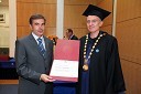 Mag. Rado Ferlič, pomočnik direktorja sektorja za prenosno omrežje ELES Elektro-Slovenija d.o.o. in prof. dr. Danijel Rebolj, rektor Univerze v Mariboru