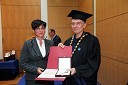 Milica Pernek, Pedagoška fakulteta Univerze v Mariboru in prof. dr. Danijel Rebolj, rektor Univerze v Mariboru
