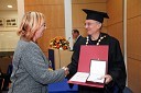 Mateja Škofljanec, Univerzitetna knjižnica Maribor in prof. dr. Danijel Rebolj, rektor Univerze v Mariboru
