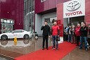 Andrej Klauzner, vodja blagovne znamke Toyota pri Štajerskem avto domu ter Dejan Zavec, interkontinentalni prvak velterske kategorije po različici WBO