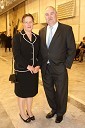 Anny Rita Burkart in soprog Werner Burkart, veleposlanik Nemčije v Sloveniji