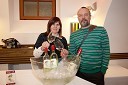 Magda Steyer, vino Steyer  in Bruno Gabršek, sekretar Združenja družinskih vinogradnikov-vinarjev Slovenije