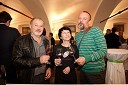 Rado Stojanovič, organizator Vinske poti,   	Mojca Protner in 	Bruno Gabršek, sekretar Združenja družinskih vinogradnikov-vinarjev Slovenije