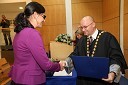 Dr. Katja Zajšek, Fakulteta za kemijo in kemijsko tehnologijo Univerze v Mariboru in prof. dr. Dejan Škorjanc, prorektor za študijsko dejavnost Univerze v Mariboru