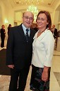 Vlado Novak, igralec in dr. Suzana Žilič Fišer, generalna direktorica zavoda Maribor 2012 - Evropska prestolnica kulture