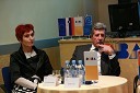 Dr. Daniela Brečko, direktorica Planet GV, strokovnjakinja za področje HRM, soavtorica projekta Zlati kamen, Drago Cotar, predsednik uprave Zavarovalnice Maribor