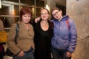 Diana Koloini, dramaturginja, Marinka Poštrak, umetnostna vodja Prešernovega gledališča Kranj in Amelia Kraigher