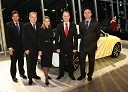 Christian Lugert, direktor Porsche Inter Auto Slovenija, dr. Franz Dopf, direktor Porsche Inter Auto Europa, ga. Voud, g. Voud, področni vodja znamke Audi in Andrej Hajdinjak, direktor Porsche Maribor