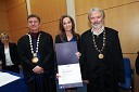 Prof. dr. Danijel Rebolj, rektor Univerze v Mariboru, dr. Helena Blažun, Ekonomsko-poslovna fakulteta Univerze v Mariboru in prof. dr. Samo Bobek, dekan Ekonomsko-poslovne fakultete Univerze v Mariboru