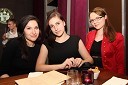 Nina Hržič, Maja Horvat in Suzana Bračič, članica Rotaract Cluba Maribor