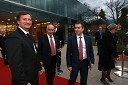 Karl Erjavec, minister za zunanje zadeve, Doku Zavgajev, veleposlanik Rusije v Sloveniji, Nikolaj Nikiforov, ruski minister za telekomunikacije in množične medije