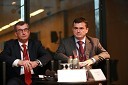 Željko Puljić, direktor Iskratel, Miran Bevec, namestnik direktorja Prodaje za Rusko federacijo in direktor ključnega trga Ruska federacija Krka d.d.