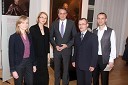 Dorota Gutkowska, kustosinja Narodnega muzeja Varšava, Mirjana Koren, direktorica Pokrajinskega muzeja Maribor, Tomaž Kancler, podžupan MOM, Stefan Mieleszkiewicz, kustos Narodnega muzeja Varšava in Oskar Habjanič, kustos v Pokrajinskem muzeju Maribor