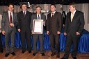 Aleš Pulko, predsednik Obrtne zbornice Maribor; Igor Meglič; Erik Salaj; Janez Kaker, podpredsednik Obrtno-podjetniške zbornice Slovenije; Danilo Brdnik