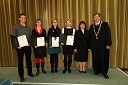 Roman Kranvogl; Janja Križan; ...; ...; prof. dr. Darinka Brodnjak Vončina, Fakulteta za kemijo in kemijsko tehnologijo Univerze v Mariboru; prof. dr. Željko Knez, dekan Fakultete za kemijo in kemijsko tehnologijo Univerze v Mariboru