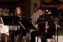 Nikolina Furič, harmonikašica; Marko Jevtovič, harmonikaš