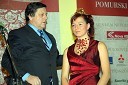 Maja Benčina, Vinska kraljica Slovenije 2007 in izvršni direktor Nove KBM Slavko Jarc