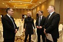 Miguel Angel Violan, avtor knjige Metoda Guardiola; mag. Ajša Vodnik, izvršna direktorica Ameriške gospodarske zbornice (AmCham); Tomaž Lanišek, Goodyear / Sava tires d.o.o; Roman Koritnik, generalni direktor IBM Slovenija