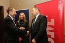 Gregor Pilgram, predsednik uprave zavarovalnice Generali; mag. Ajša Vodnik, izvršna direktorica Ameriške gospodarske zbornice (AmCham); Roman Koritnik, generalni direktor IBM Slovenija