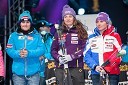 Elisabeth Görgl, smučarka (Avstrija); Tina Maze, smučarka; Tessa Worley, smučarka (Francija)