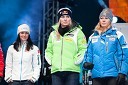 Stefanie Koehle, smučarka (Avstrija); Lindsey Vonn, smučarka (ZDA); Jessica Lindell-Vikarby, smučarka (Švedska)