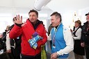 Borut Pahor, predsednik Republike Slovenije; Primož Ulaga, predsednik Smučarske zveze Slovenije