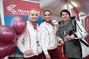 Sandra, hostesa; Neli, hostesa; Alenka Senčar, Nova KBM