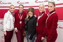 Sandra, hostesa; Neli, hostesa; Ana Žvorc, koreografinja; Andreja, hostesa; Mateja, hostesa