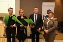 Jurij Bertok, direktor Direktorata za informatiko in e storitve; dr. Alenka Žužek Nemec ; mag. Aleš Pelan; Nataša Pirc Musar, informacijska pooblaščenka