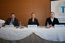 Patrik Zupančič, predsednik Dezinfekcijskega društva Slovenije; Maja Krašovec, generalna sekretarka Dezinfekcijskega društva Slovenije; Janez Bobnar, član nadzornega sveta Dezinfekcijskega društva Slovenije